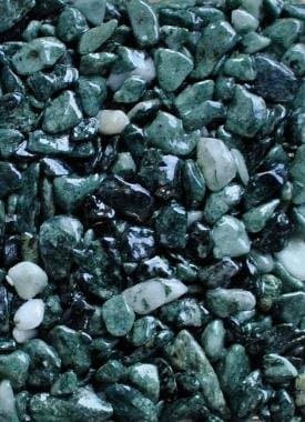 Alpi Verde Natural Marble Pebbles (1/8" - 3/8") for fresh water aquariums, crafts, floral and all decoration purposes, 3 lbs