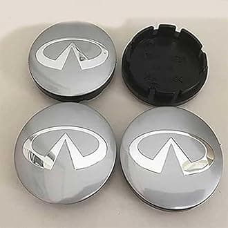 4pcs 60mm Car Hub Centre Caps for Infinity QX50 Q50 Q70 Q70L Q60 QX30 QX60 QX80, Waterproof DustProof Wheel Decoration Cover, Wheel Center Exterior Accessories