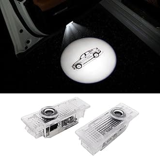 uuakarin 2Pcs Car Door Logo Lights Compatible with BMW X6 G06 2020-PRESENT Car Accessories Welcome Courtesy Projector Light LED Ghost Shadow Lights Puddle Lamp (White, X6)