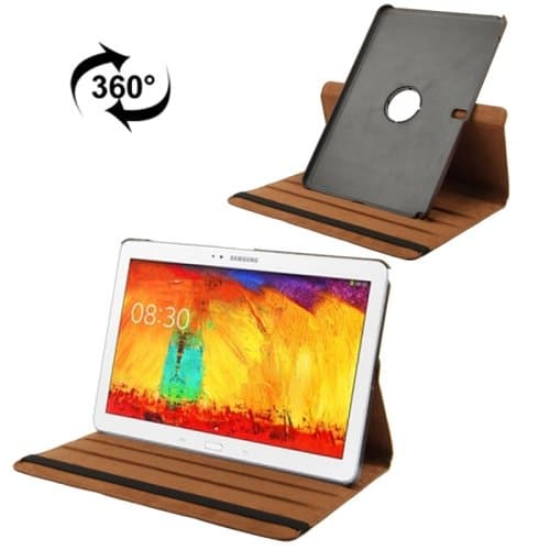 ALSATEK Design PU Leather Case/Protective Case For Samsung Galaxy Note Pro 12.2/P900 Litchi Texture Brown