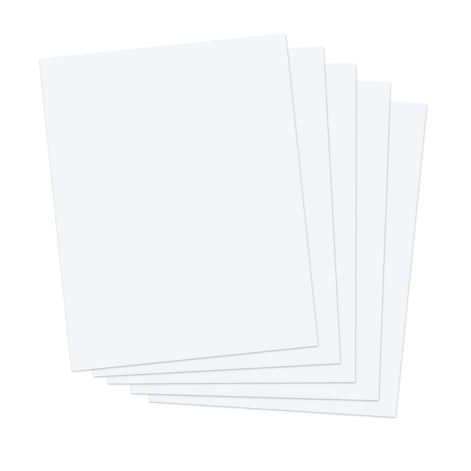 HPRT Printer Paper for MT800/MT800Q/GT1, Thermal-transfer Printer Paper Premium Glossy Paper, US Letter 8.5''x11'' - (50 Sheets)