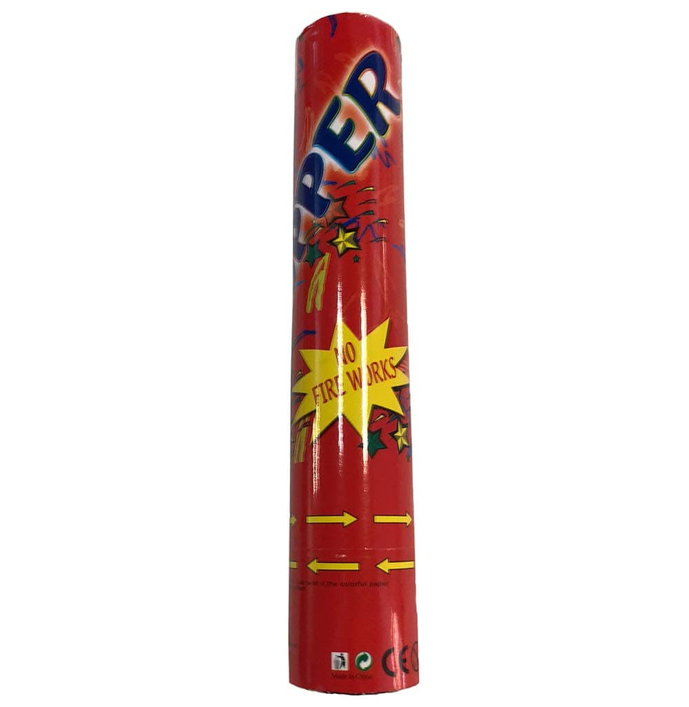 Party Popper - Confetti Cannon 11 Inch Air Compressed (1/pkg) Pkg/96