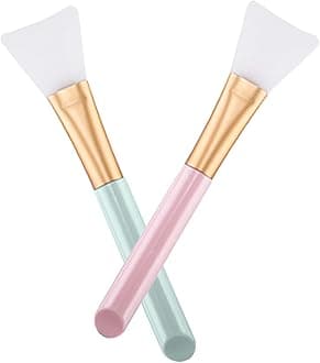 2 PCS Silicone Face Mask Brush, Mask Beauty Tool Soft Silicone Facial Mud Mask Applicator Brush Hairless Body Lotion And Body Butter Applicator Tools