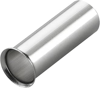 Baomain AWG 10/6.0mm² Long: 12mm Wire Copper Crimp Connector Non Insulated Ferrule Pin Cord End Terminal 100pcs