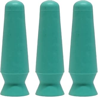 DMV Scleral Cup Large Contact Lens Handler -3 Pack - Inserts and Removes Scleral Contact Lenses and Prosthetic Eyes (Light Green)