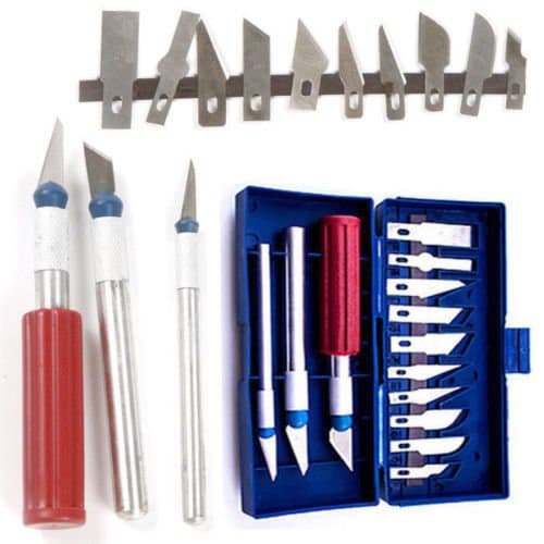 Knife Set with Blade Hobby Arts Crafts Cutting Tooln (13Pcs)