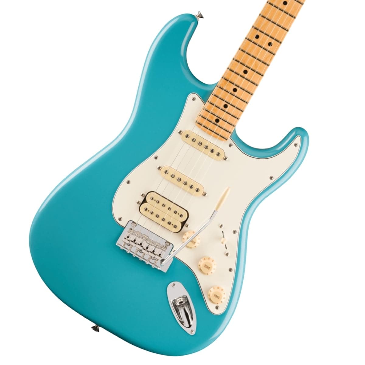 Player II Stratocaster HSS, Maple Fingerboard, Aquatone Blue