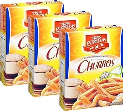 Tres Estrellas Churro Mix. 17 oz. 3 pack