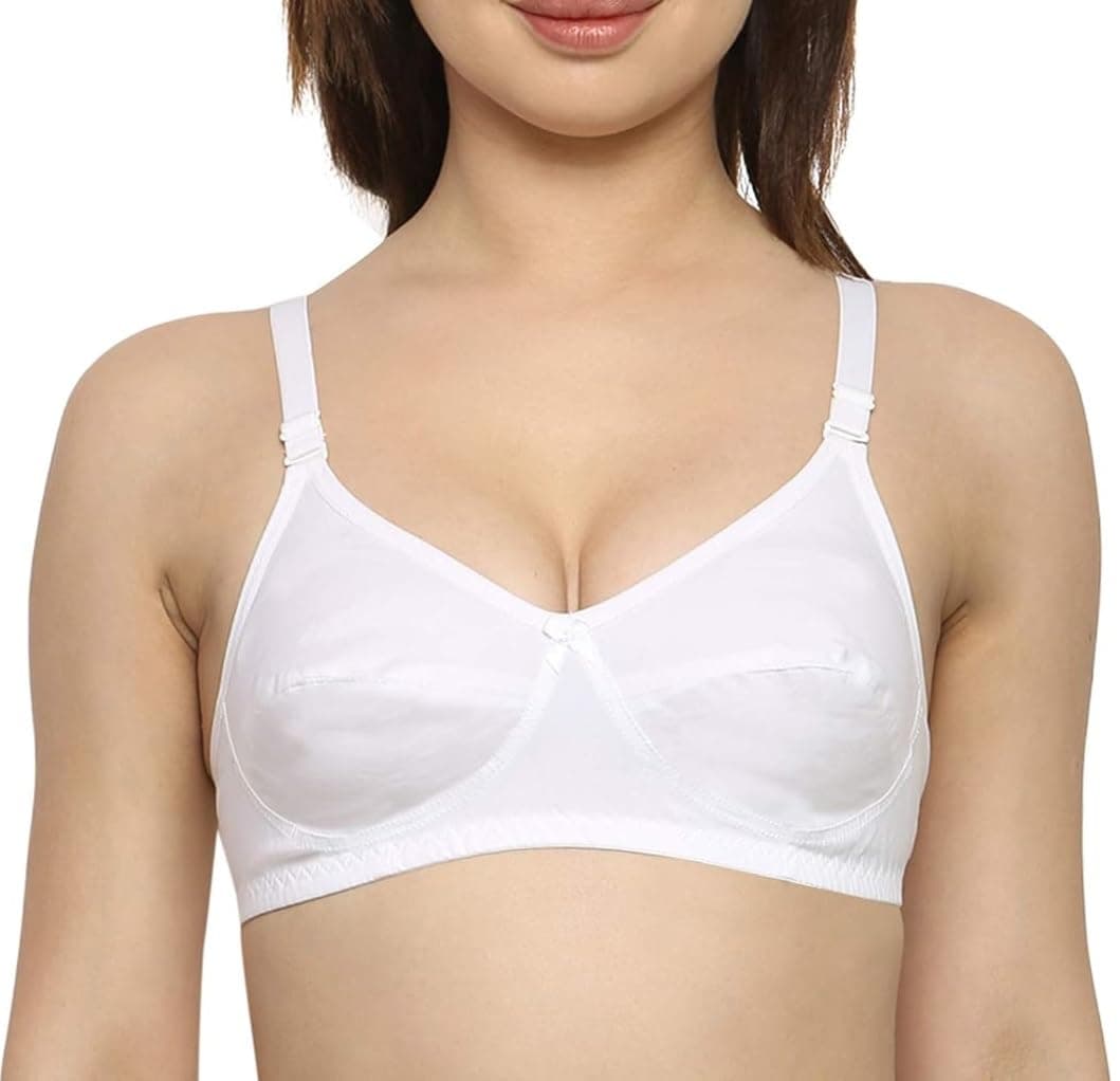 Love BellWomen's Everyday Bra - Double-Layered, High Coverage, All-Day Comfort Bra