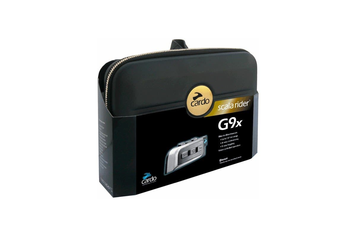 Cardo Scala Rider G9X Solo Motorcycle Bluetooth Headset