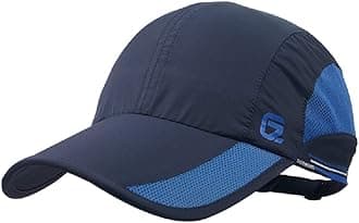 iBasingo Baseball Cap Soft Brim Lightweight Waterproof Breathable Sport Running Cap Men and Woman Quick-Dry UV-Protection Sun Hats Outdoor Activities BVH01