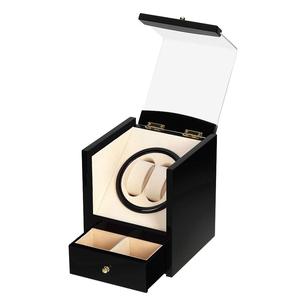 Automatic Watch Winder Box Luxury Wooden Watch Display Case