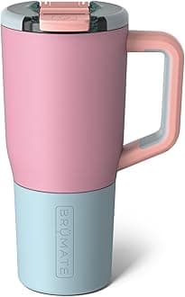 Müv - 25oz 100% Leak Proof Insulated Coffee Mug with Handle & Lid - Stainless Steel Coffee Travel Mug - Double Walled Coffee Cup (Eclipse)