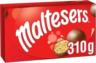 Maltesers Chocolate Bulk Gift Box, Milk Chocolate & Honeycomb, 310g, Ideal for Gift, Snacks and Sharing