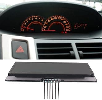Auto Color LCD Screen, Dashboard Speedometer LCD Instrument Cluster Display Screen For Toyota For Yaris 2008-2011 Car LCD Display Screen Gauge Cluster