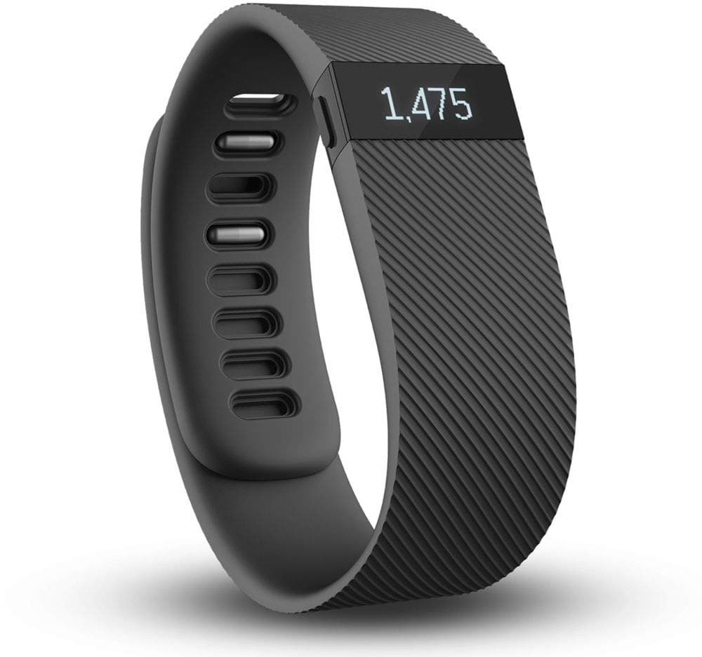 Fitbit Charge Wireless Activity Wristband, Black - Large, FB404BKL