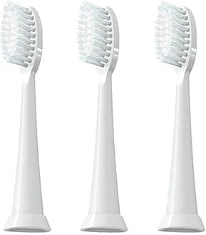 TAO Clean Sonic Electric Toothbrush Replacement Heads (3-Pack) – Replacement Heads for the TAO Clean Electric Toothbrush and Docking Station, White