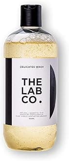 Laundry Detergent Wash for Delicates 500ml - for satin, silks, lace, lingerie, delicate fabrics and clothing. Non-Bio and Non-toxic. Up to 32 washes