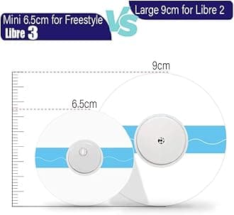 Maylove 25Pack Libre 3 Sensor Covers,Breathable & Waterproof Patches,Without Hole,Skin-Friendly Overpatch for 14 Days