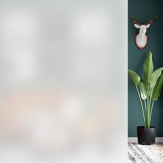 HIDBEA Frosted Window Privacy Film - Non Adhesive Static Cling glass Stickers Sun UV Blocking Heat Control Door Covering Decals for Home Office(17.5 x 78.7 Inch)