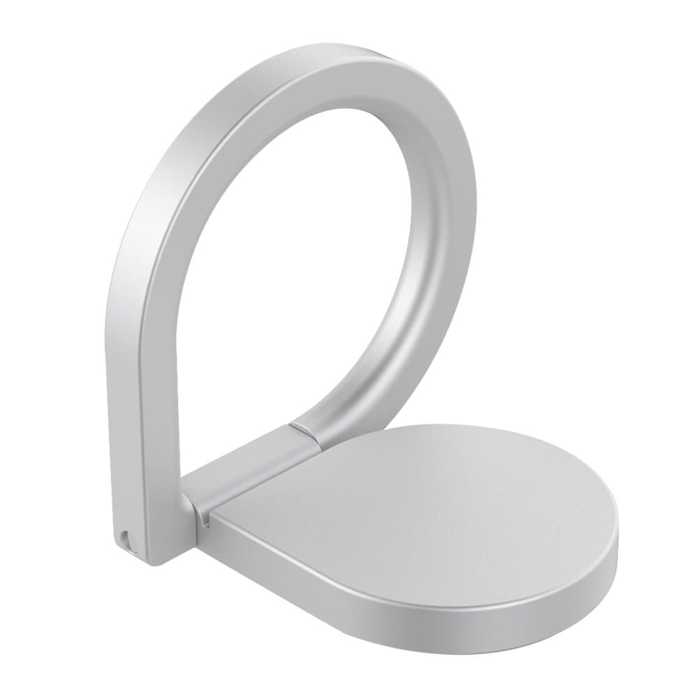 Finger ring phone stand holder - Ring Cell Phone Holder 360 Universal Grip Compatible with iPhone 7 plus 7 6 5 5c 5s Samsung Galaxy S8 Plus S8 S7 S7 Edge S6 S6 Edge (Silver)