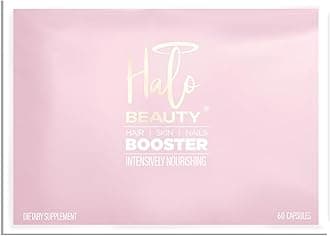 Hair Skin & Nails Supplement Refill Pack | Thicker Hair Growth, Radiant Skin & Strong Nails Support with Biotin, Collagen & Keratin | Women’s Vegan Capsules | Made in USA | 1-Month Supply