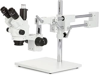 AmScope - SM-4NTP 7X-45X Simul-Focal Stereo Lockable Zoom Microscope on Dual Arm Boom Stand