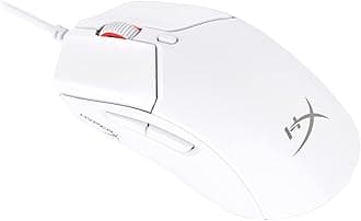 HyperX Pulsefire Haste 2 USB Type-A Wired RGB Gaming Mouse, Up to 26K DPI, HyperX 26K Sensor, 53g Ultra-Lightweight, 6 programmable Buttons, 8K Hz Polling Rate, 24 Months Warranty - White [6N0A8AA]