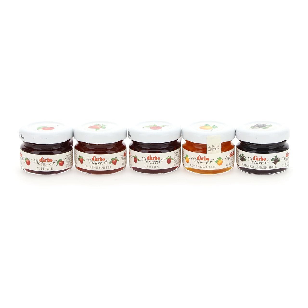 Hellma 70101740 Darbo Jam in Mini Glass Assortment Box 1000 g