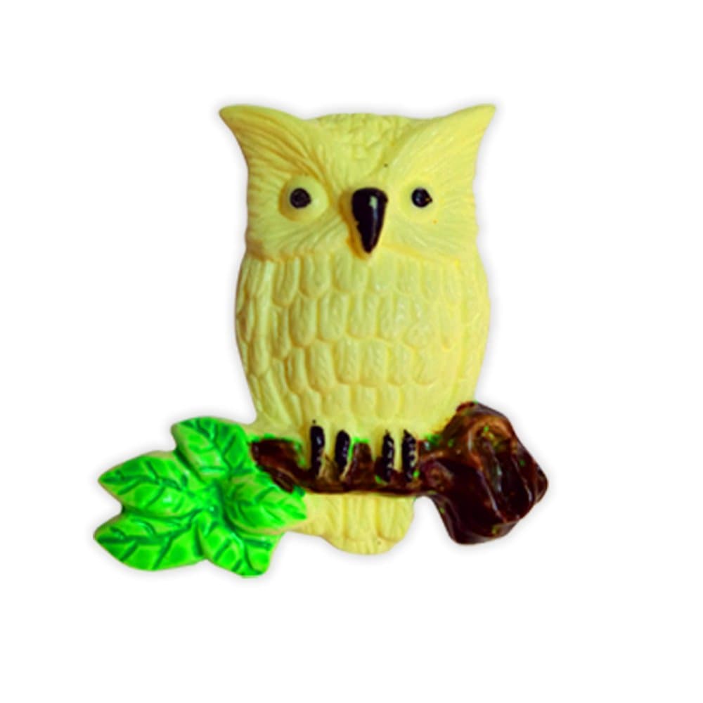 Jephny Glow in The Dark Owl,3D Fluorescent Switch Stickers,Wall Stickers,Light Switch Decor,Night-Luminous Animals (Owl)