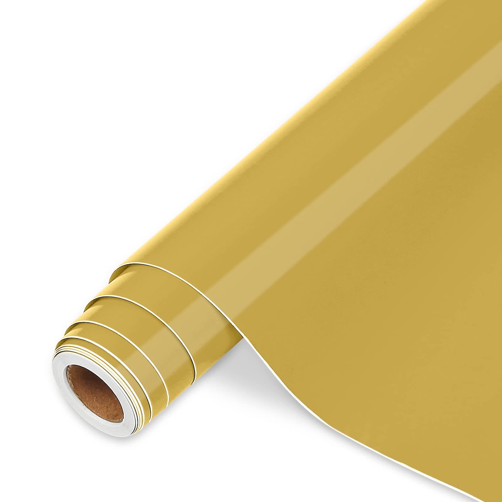 iImagine Vinyl Gold Permanent Vinyl Roll - 30.5 x 366 cm Gold Vinyl Self Adhesive Vinyl for DIY Craft, Cricut Vinyl for Cutting Machine, Silhouette Cameo, Birthday Party, Home Decoration