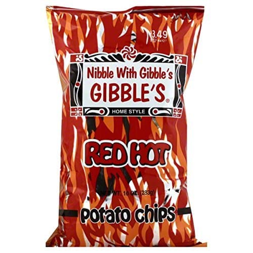 RED HOTS Potato Chips (4-8oz bags)