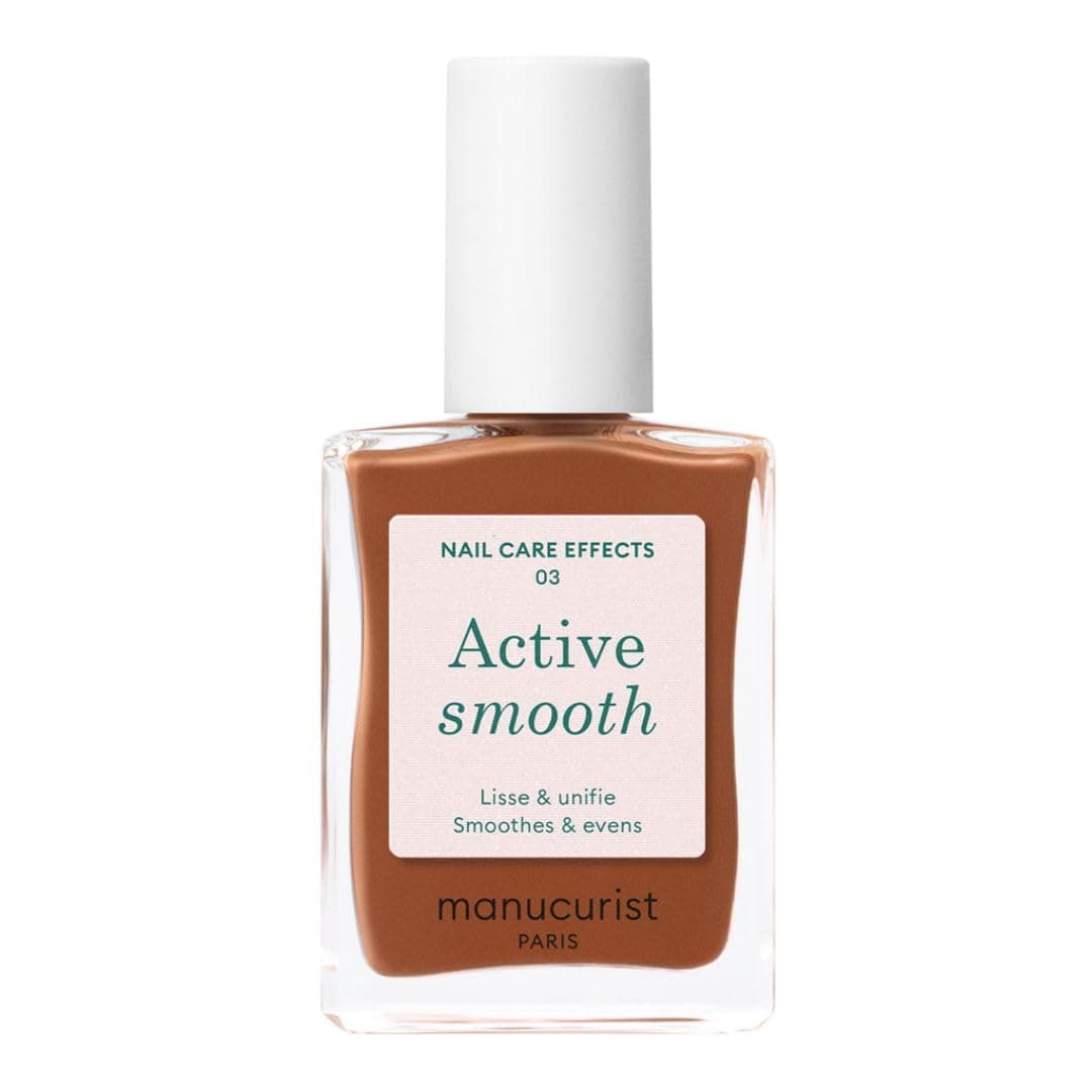 Active Smooth™ 03 Nail Concealer Polish & Care - 2 in 1 Nude Nail Polish : Nail Strengthener and Growth - Nail Concealer - Ridge Filler for Nails - Natural Nail Polish - Bronze Finish