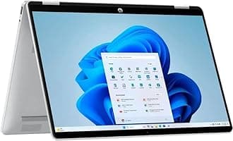 HP OmniBook 5 Flip (Next Gen Envy x360) 2-in-1 Laptop (14" 2K IPS Touchscreen, Intel 10-Core 5 120U (> i7-1255U), 8GB DDR5 RAM, 1TB SSD) for Business, Students, 5MP IR Webcam, Wi-Fi 6E, Win 11 Pro