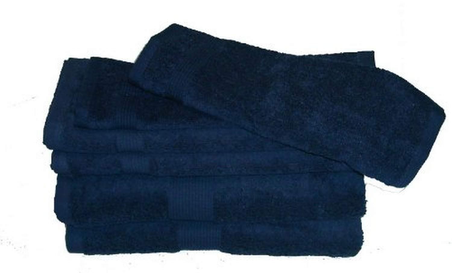 Air Lite Elite Zero Twist Cotton Towel Set, 6-Piece, Navy