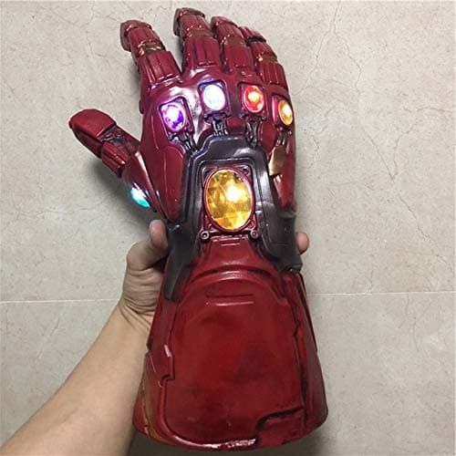 MAI PHUONGass Man Tony K Led Infinity Gauntlet Infinity Stone Cosplay Gloves Flexible Fingers Cosplay -Multicolor Complete Series Merchandise