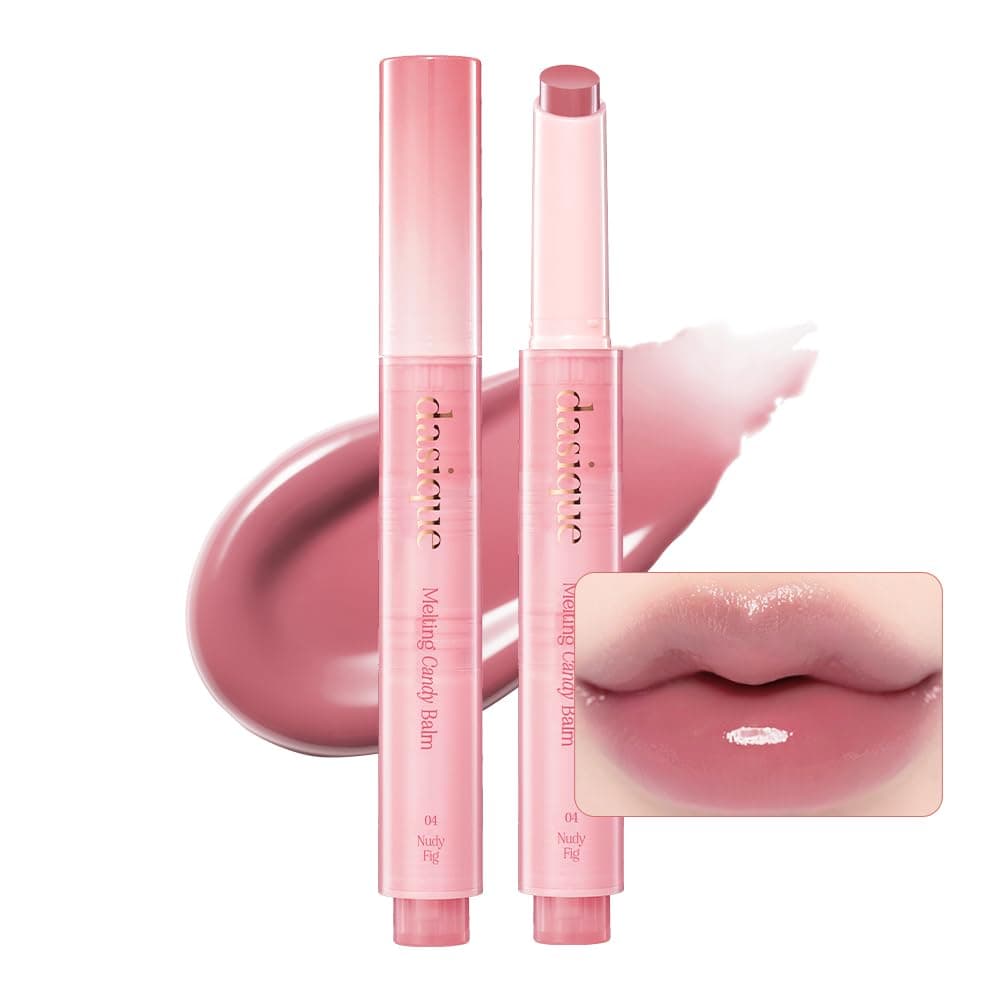 Melting Candy Balm (#04 Nudy Fig) | Glossy Balm | Moisturizing | For dry Lips | Vegan