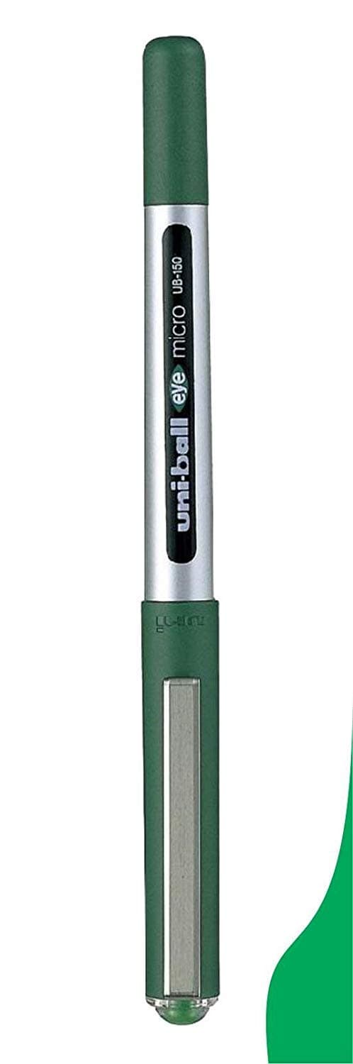 3 X Eye UB-150 Roller Ball Pen Micro (0.5mm) Green