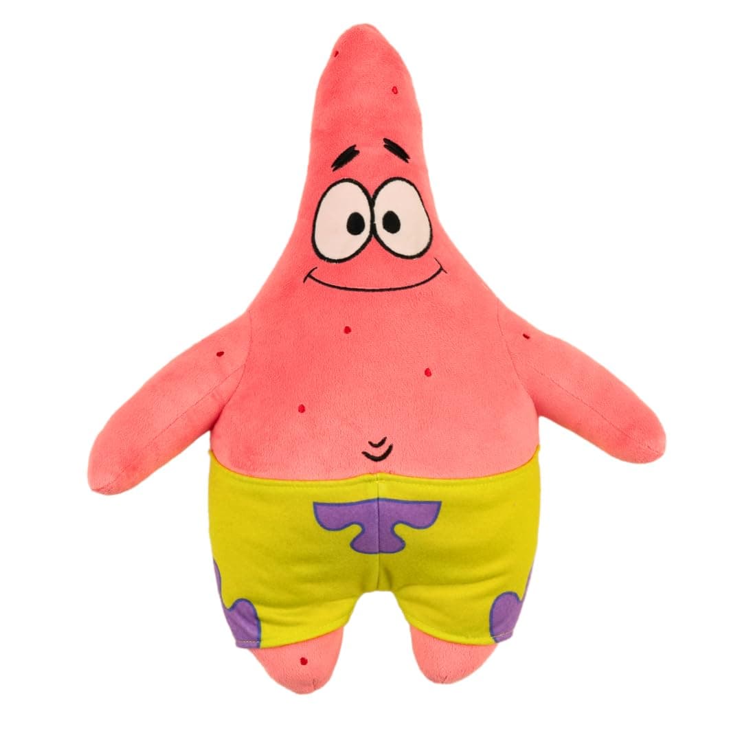 Collectibles Spongebob Squarepants Patrick Star Bedding Super Soft Cozy Decorative Cuddle Pillow, (Officially Licensed Product) By Franco