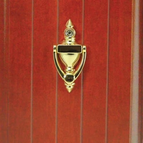 Franklin Door Knocker with 160 Degree Viewer