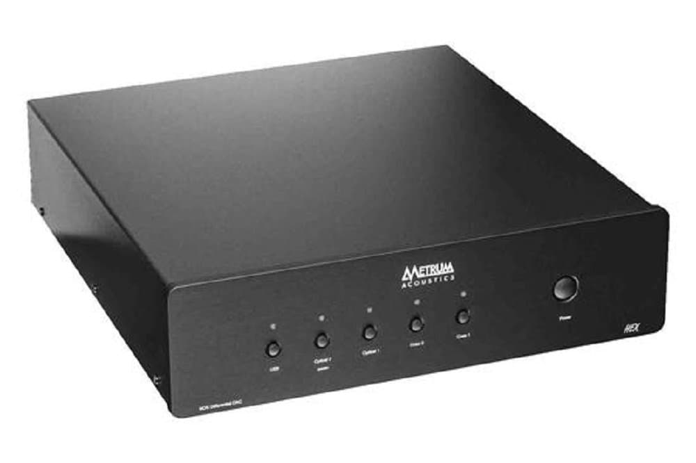 Metrum Acoustics HEX Black 24 Bit 192 kHz Flagship DAC with USB Input Module