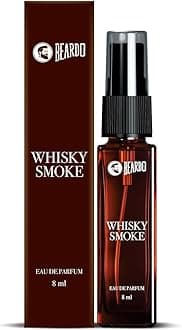 Beardo Whisky Smoke Perfume for Men, 8ml | Spicy, Woody - Oudh Scent Eau De Parfum | Long Lasting Mens Perfume | Best Date Night Fragrance Body Spray for Men