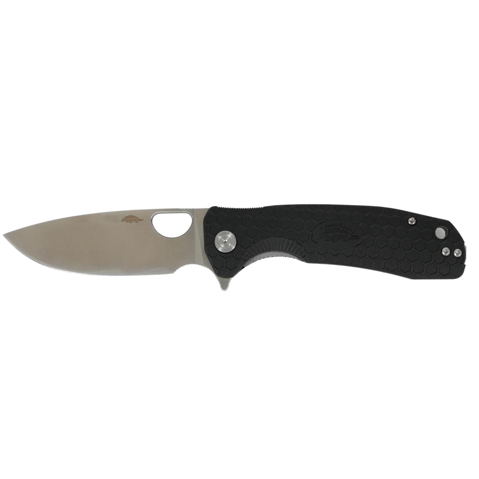 Honeybadger Flipper Camping Knife, Black, Small HB1021