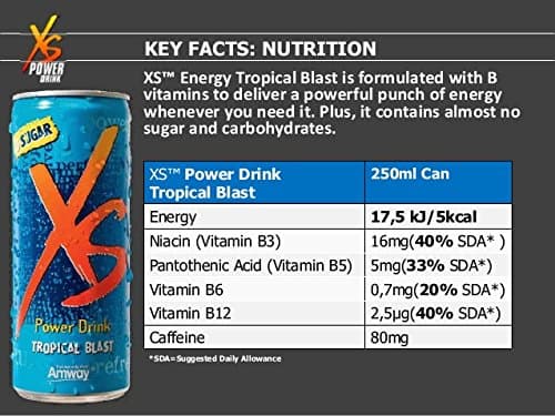 XS Energy Drink - Tropical Blast 8.4 fl. oz. by XS Energy Drinks