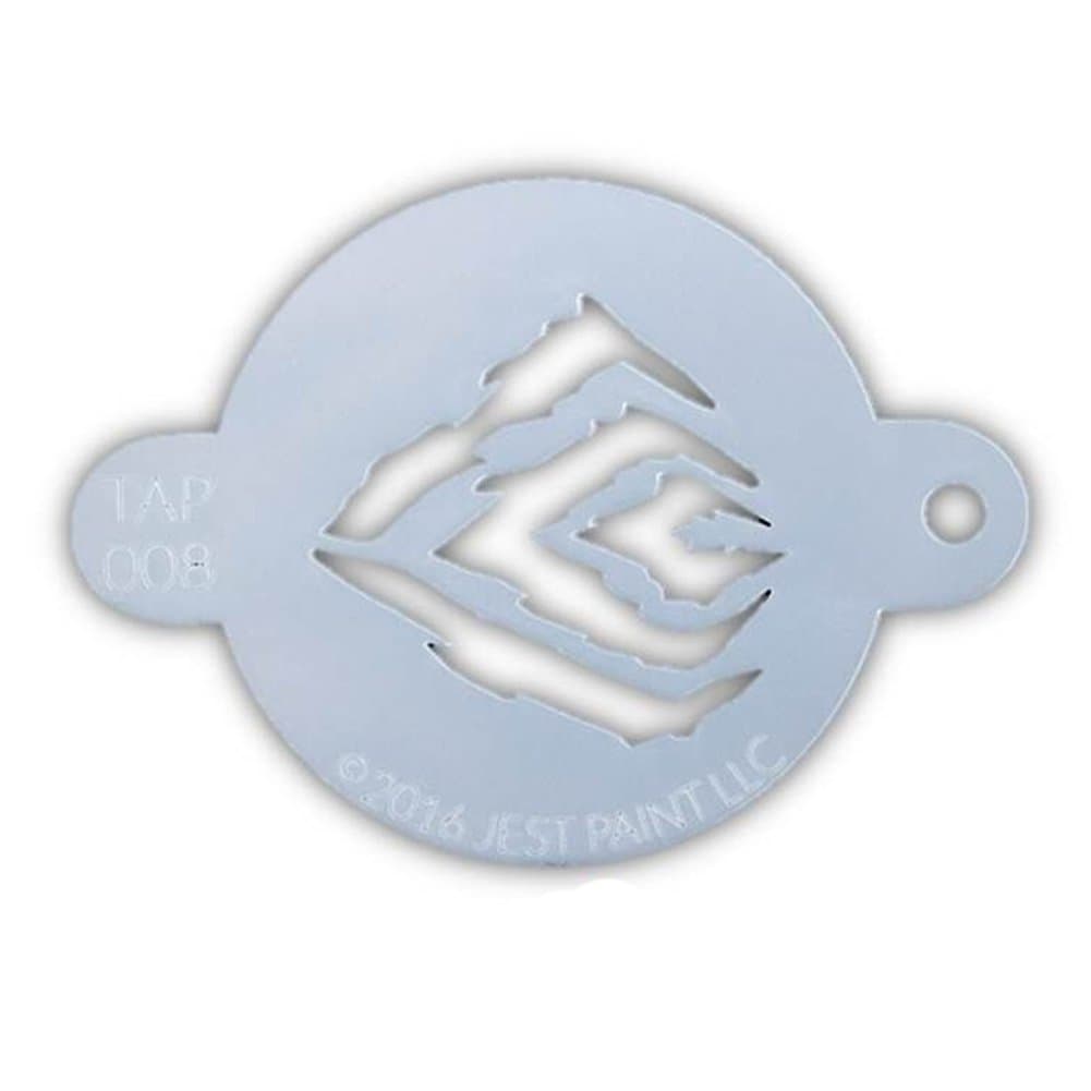 TAP 008 Face Painting Stencil - Tiger Stripes