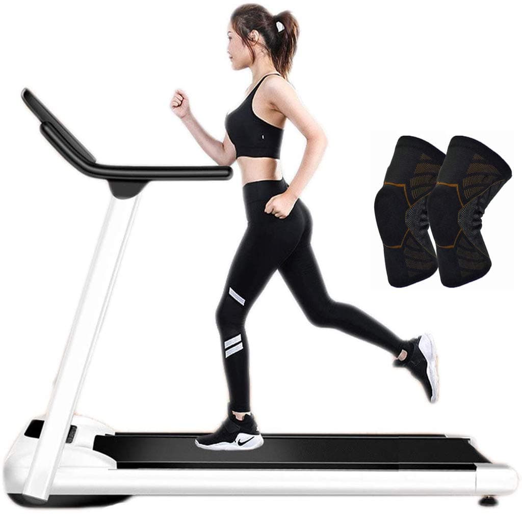 GGCL Folding Under Desk Treadmill,Home Gym Office Walkpad,Compact Walking,Running Machine,No Noise & Comfortable Fitness Equipment