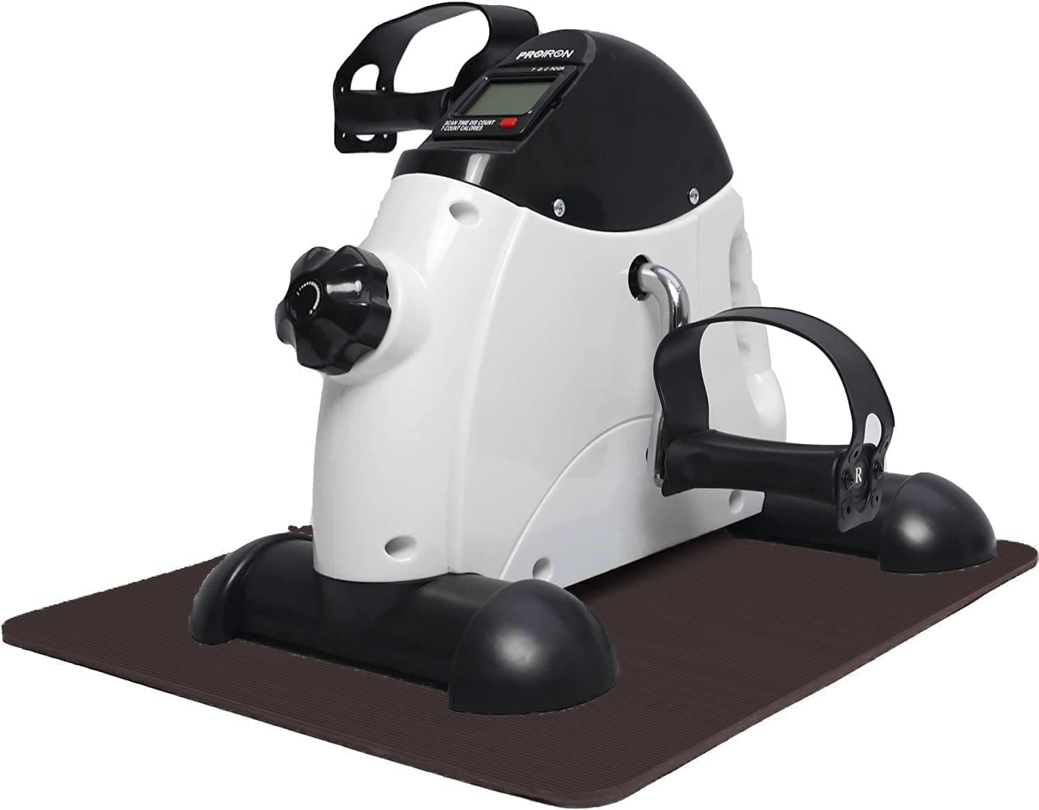 PROIRON Pedal Exerciser with Digital Display, Mini Exercise Bike Pedal Sit Down, Under Desk Bike for Leg Arm Foot, Small Cycle Equipment for Home, Office, Elderly