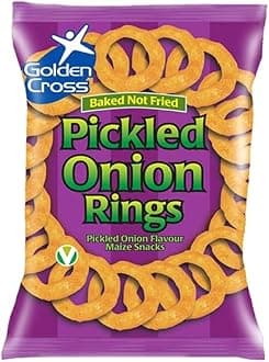 VSTARChips Crisps Bags Collections - Deliciously light & Crispy Chips Bags (Pickled Onion Rings 150g, 2 Packs)
