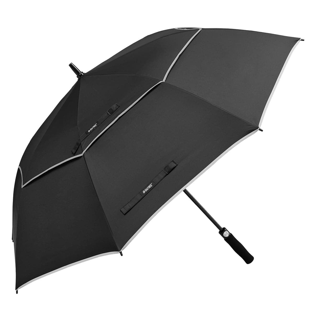 47/54/62/68/72 Inch Automatic Open Golf Umbrella Oversize Extra Large Double Canopy Vented Windproof Waterproof Stick Umbrellas