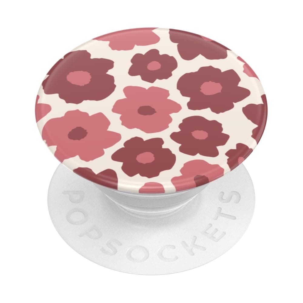 PopSockets: PopGrip - Folding Stand and Grip for Smartphone and Tablet with a Swappable PopTop - Mauve Floral